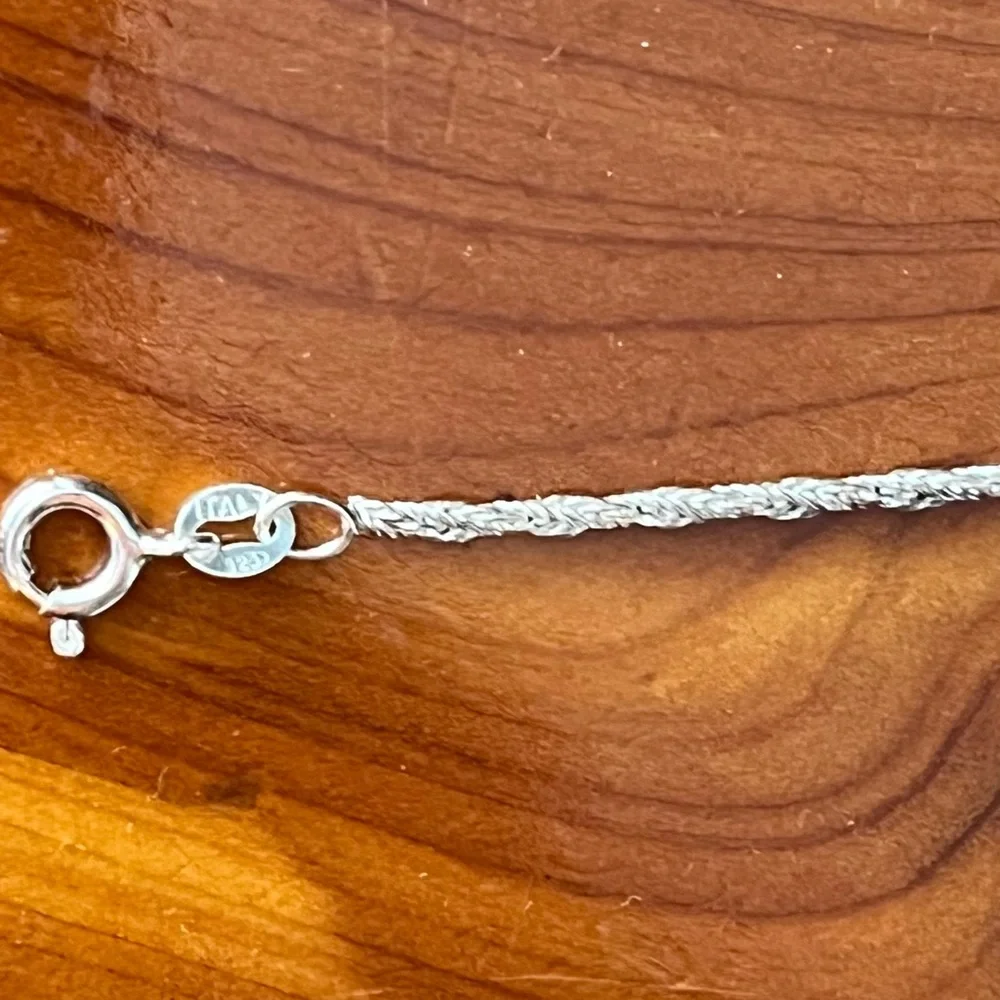 Stamped 925 Italy Sterling Silver Bracelet 8.75
